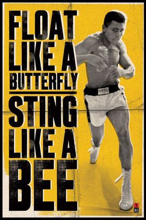 Muhammad Ali | Muhammad ali poster, Float like a butterfly, Boxing posters