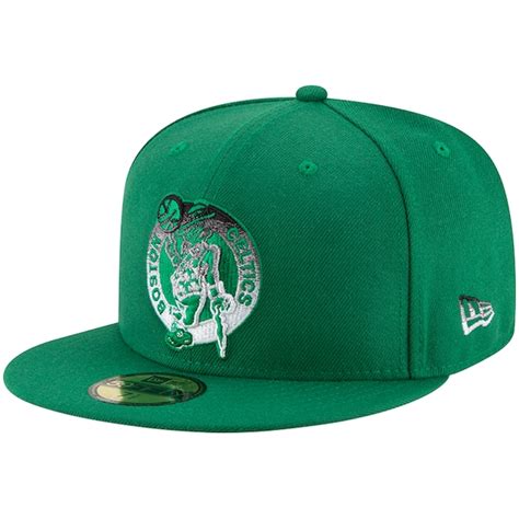 Men's Boston Celtics New Era Black Logo Grade 59FIFTY Structured Hat ...