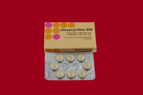 China Doxycycline Tablet 200mg - China Doxycycline, Tablet