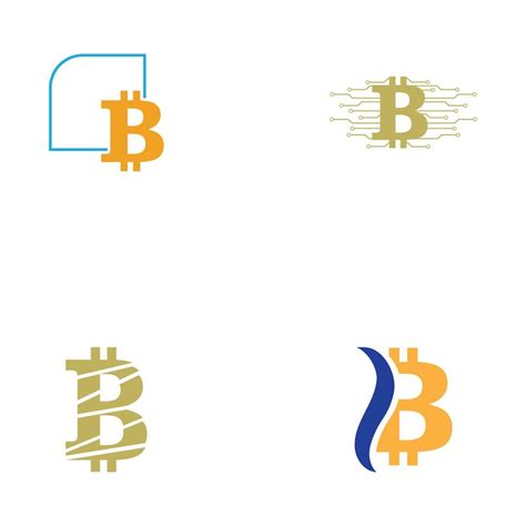 bitcoin logo illustration design template 3487884 Vector Art at Vecteezy