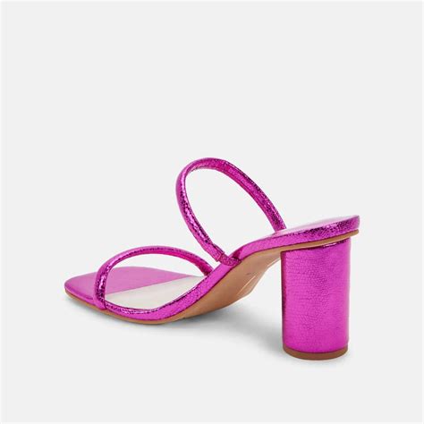 Noles Metallic Stella Slide Electric Pink | LIT Boutique