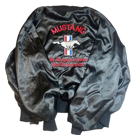 Vintage Mustang Jacket Tagged Size: XL (men’s, fits... - Depop