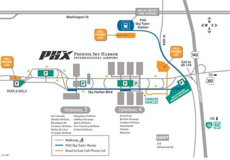 Phoenix Sky Harbor International Airport [PHX] - Terminal Guide