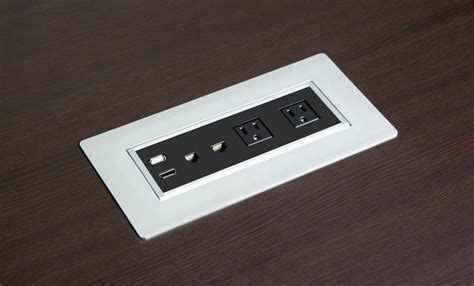 Adding Power Outlets to a Conference Table : Madison Liquidators