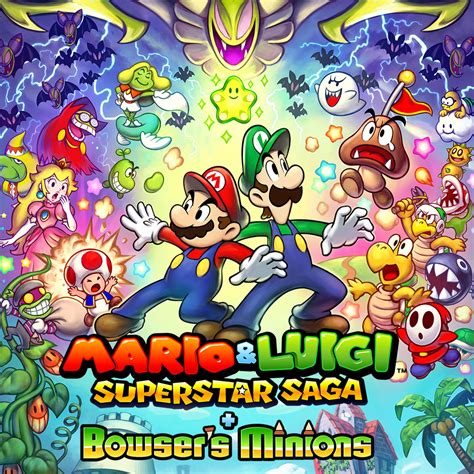 Mario And Luigi Saga Games Superstar Saga Nintendo 2003 Video Games ...