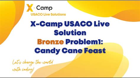 X-Camp 2023-2024 Season USACO December Live Solution Bronze Problem1 ...