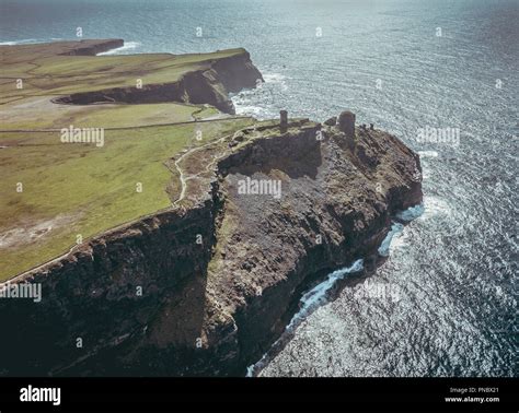 Ireland Cliffs of Moher Drone Stock Photo - Alamy