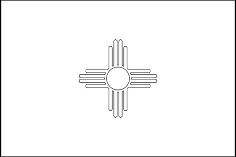 New Mexico Flag Coloring Page | Thousand of the Best printable coloring pages for kids!