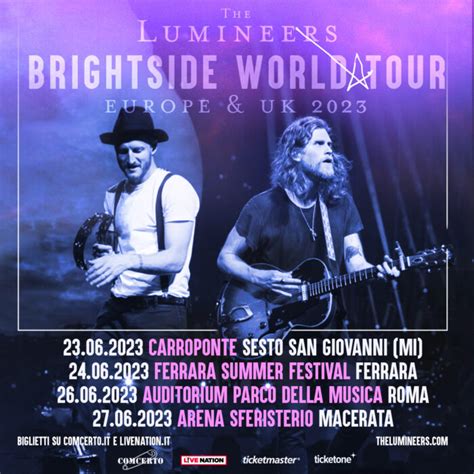 The Luminers Brightside World Tour 2023