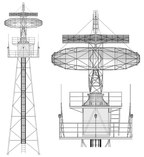 Airport radar tower model - TurboSquid 1469985