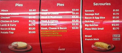 Menu at Chicken Shack restaurant, Porirua