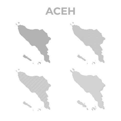 Aceh province map vector 7238829 Vector Art at Vecteezy