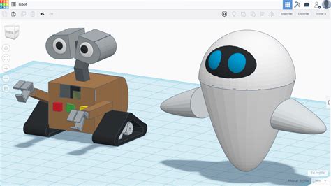 Robot Walle Tinkercad : 4 Steps - Instructables