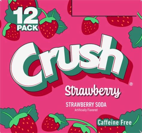 Crush® Strawberry Soda Cans, 12 pk / 12 fl oz - Foods Co.