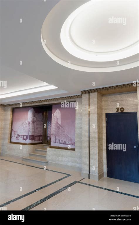 Interior of the Shell building in Brussels Stock Photo - Alamy