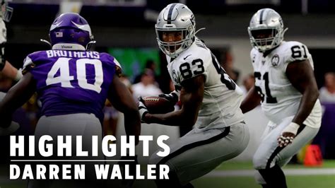 Darren Waller highlights: 13 catches vs. Vikings | Week 3