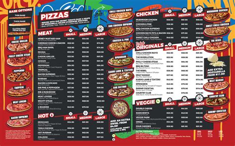 Menu - Rebels Pizza