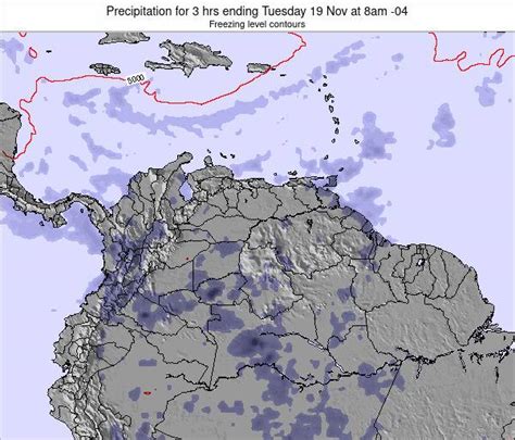 Trinidad and Tobago Precipitation for 3 hrs ending Saturday 20 Oct at ...