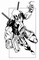 Free Printable Deadpool Coloring Pages For Kids sketch template