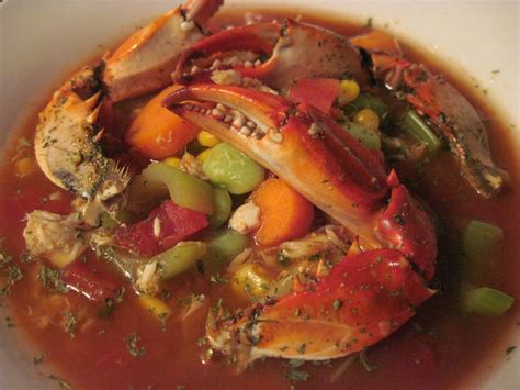 Spicy Maryland Crab Soup, recipe available at http://www ...