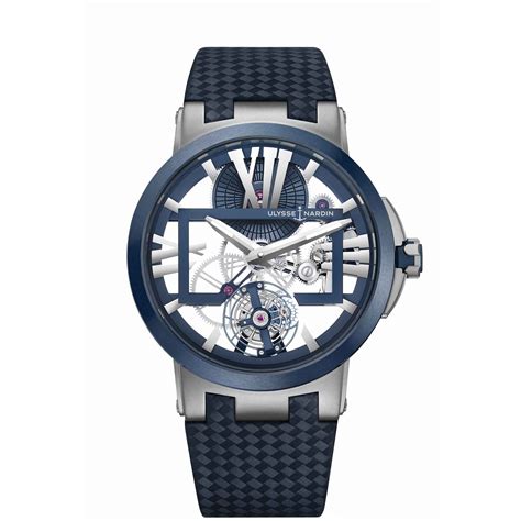 Ulysse Nardin Executive Skeleton Tourbillon Blue - Your Watch Hub