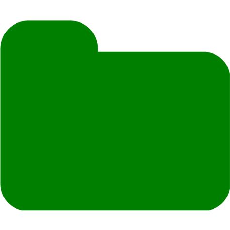 Green closed folder icon png - darelotao