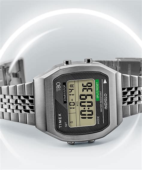 Timex T80 Steel 36mm Stainless Steel Bracelet Watch - Timex CA