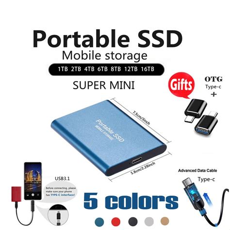 Portable SSD 1TB/2TB External Solid State Drive – Chiseza