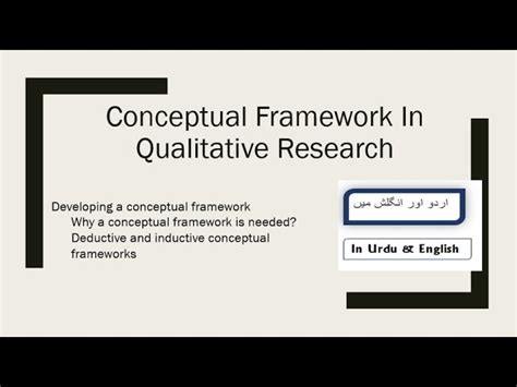 Example Of Conceptual Framework In Qualitative Research | Webframes.org