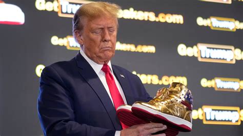 Trump Promotes $400 Sneakers After $450 Million Penalty in Fraud Case - The New York Times