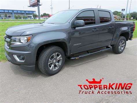 Chevy Colorado Nerf Bars and Bedliner - TopperKING : TopperKING ...