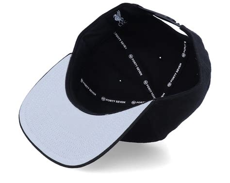 Liverpool Exclusive Metallic Black/Black Snapback - 47 Brand cap | Hatstoreworld.com