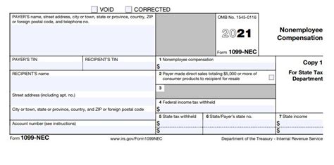 1099-NEC Joins Combined Federal State Filing Program TY2021 | ts1099