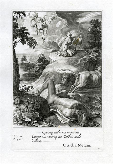 Antique Print-ARGUS-HERMES-HERA-PANOPTES-Diepenbeek-bloemaert-mariette ...