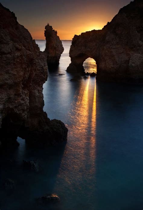 Ponta da Piedade sunset | Lindo pôr do sol, Fotografia de paisagem e Lindas paisagens