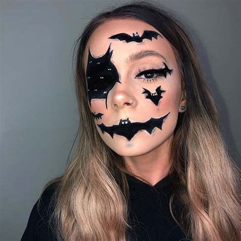 13 Bat Makeup Ideas for Halloween 2020 ~ Clotee.com