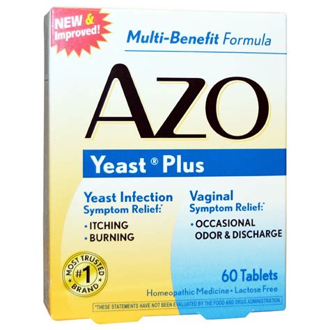 AZO Yeast Plus Yeast Infection Treatment, 60 Ct - Walmart.com - Walmart.com