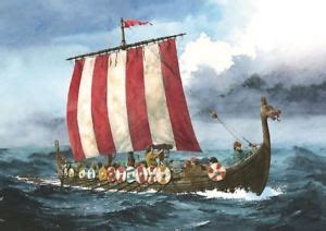 Viking Longship Painting at PaintingValley.com | Explore collection of ...