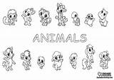 Cute Animals Coloring Page  The Daily sketch template