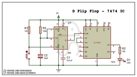 Flip Flop Circuit Diagram Using Transistor