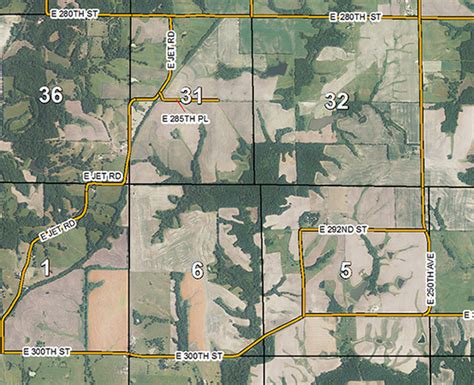 Bradley County Arkansas 2024 Aerial Wall Map | Mapping Solutions