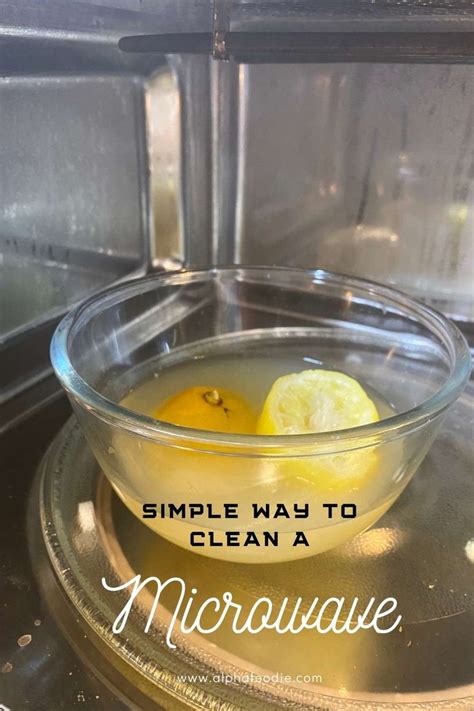 How To Clean A Microwave With Lemon (Clean Microwave Hack) | Clean microwave, Baking soda ...