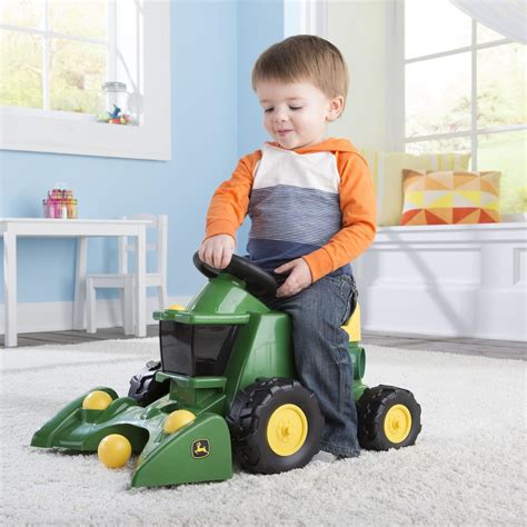 John Deere Tractors For Kids Combine Ride On Green Play Toy Toddlers Farm S New | eBay