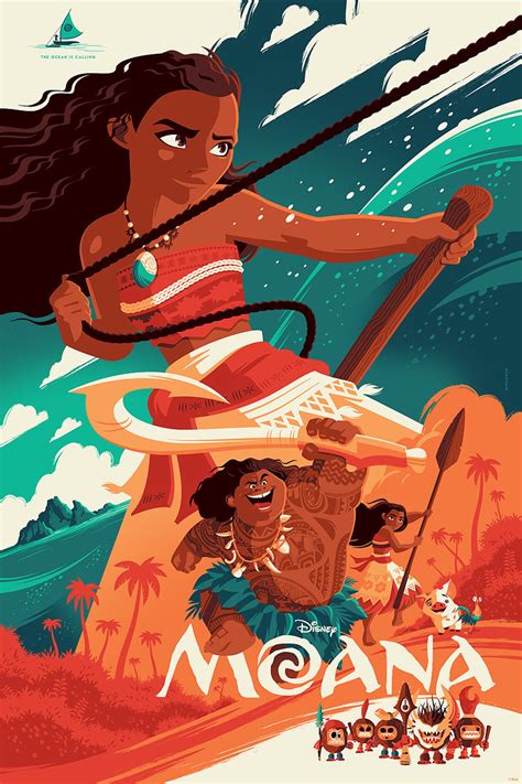 Moana Print by Tom Whalen [Cool Stuff]