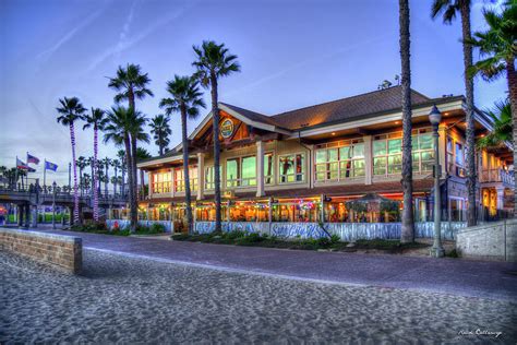 Dukes Huntington Beach Pier California Seascapes Art Photograph by Reid Callaway