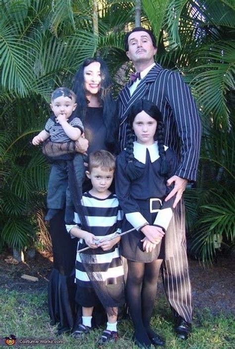 Dress like the spookiest family around with this Addams Family Halloween costume. Addams Family ...