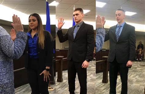 Beloit police swear in three new officers | WCLO