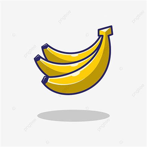 Gambar Logo Vektor Clipart Pisang, Vektor, Clipart, Buah PNG dan Vektor dengan Background ...