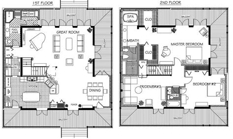 1-2-Mart_Country_French_House_Plans-Nice-Black-White-House-Plans ...