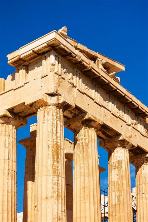 Ionic Columns Of The Parthenon Stock Photo - Image of athens, outdoor ...